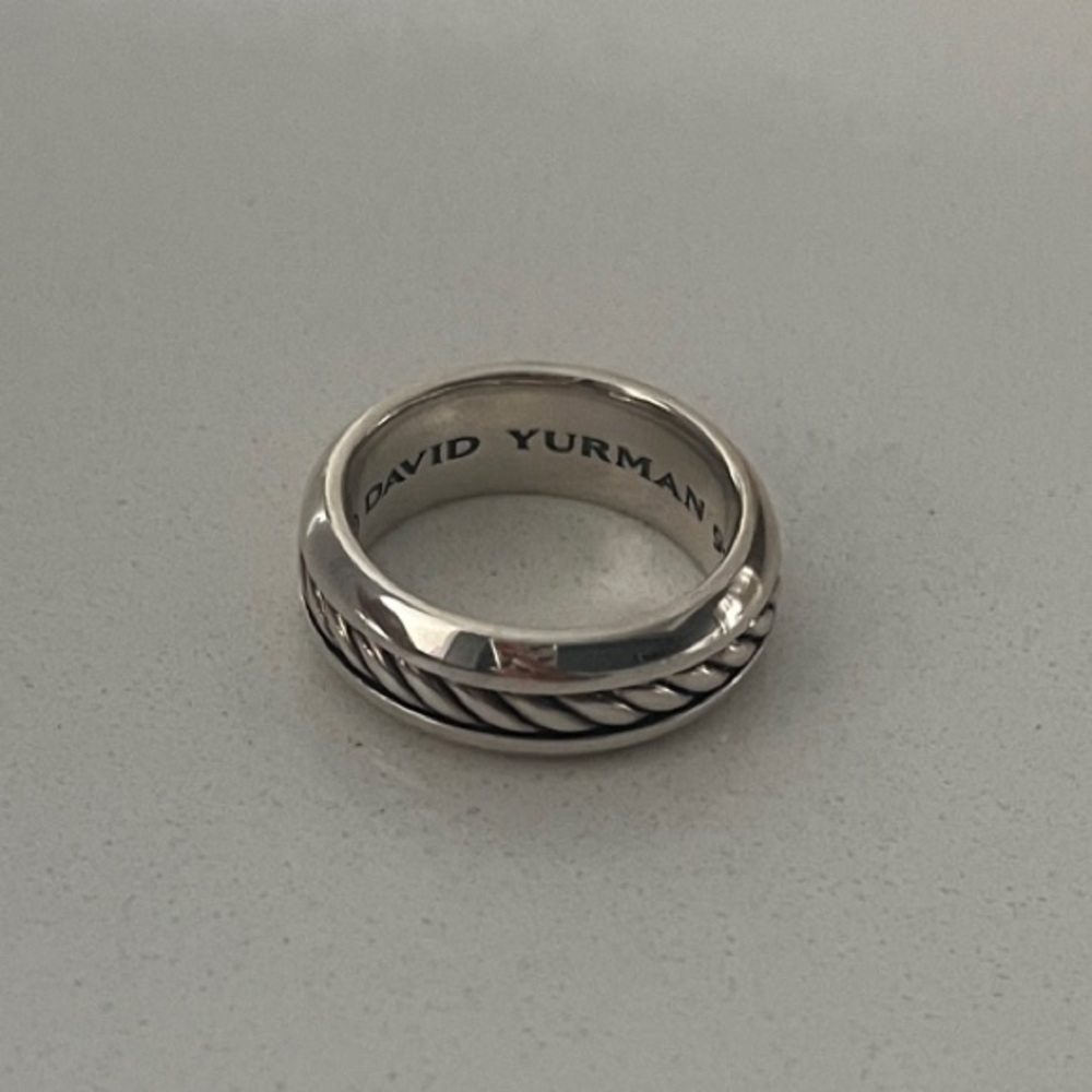 David Yurman Silver Men's Ring